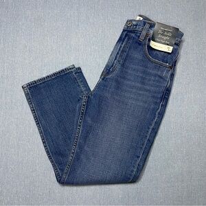 New Abercrombie & Fitch The Ankle Straight Ultra High Rise 26/2XS Denim Jean